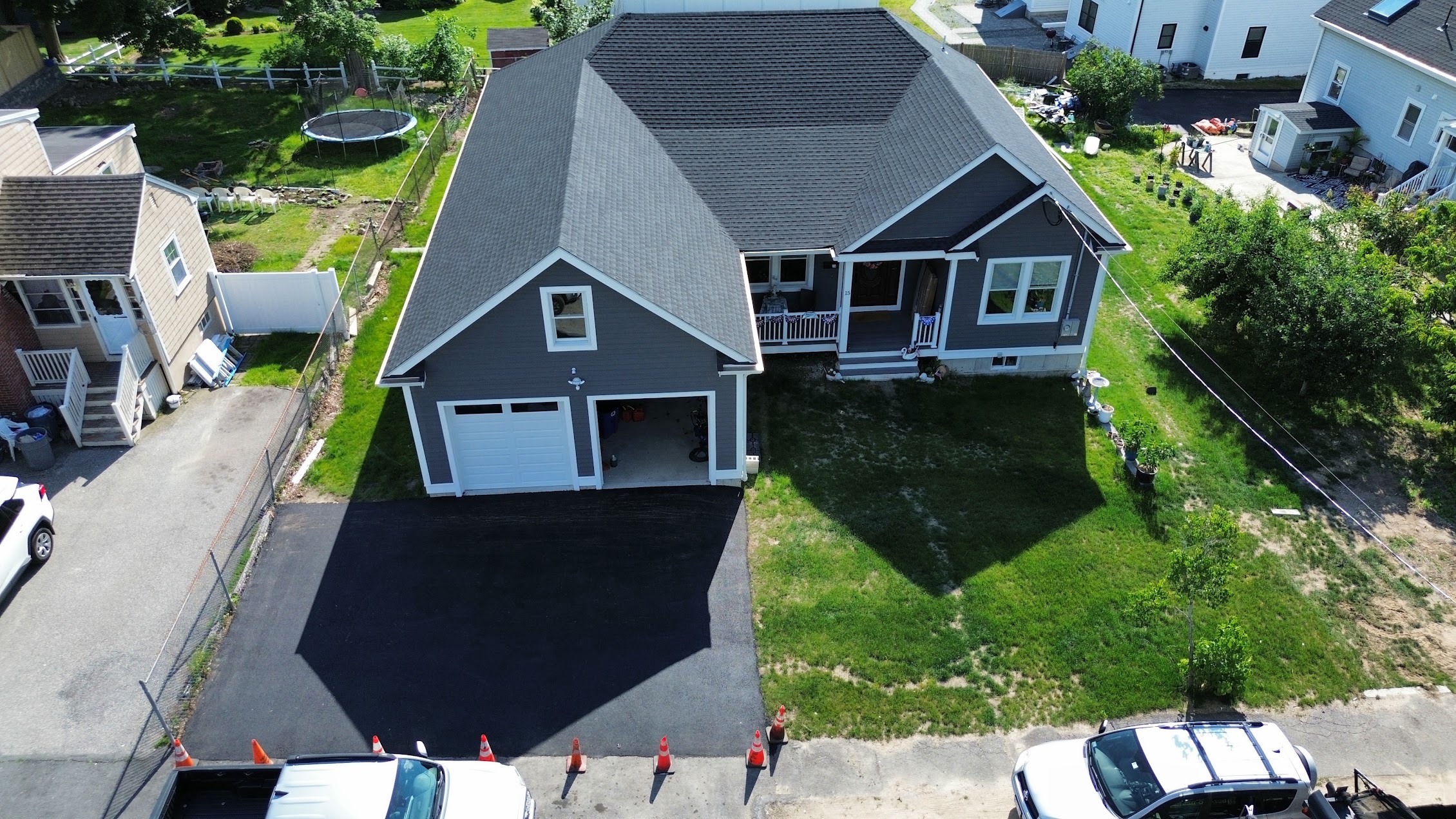 Fresh Asphalt Installation